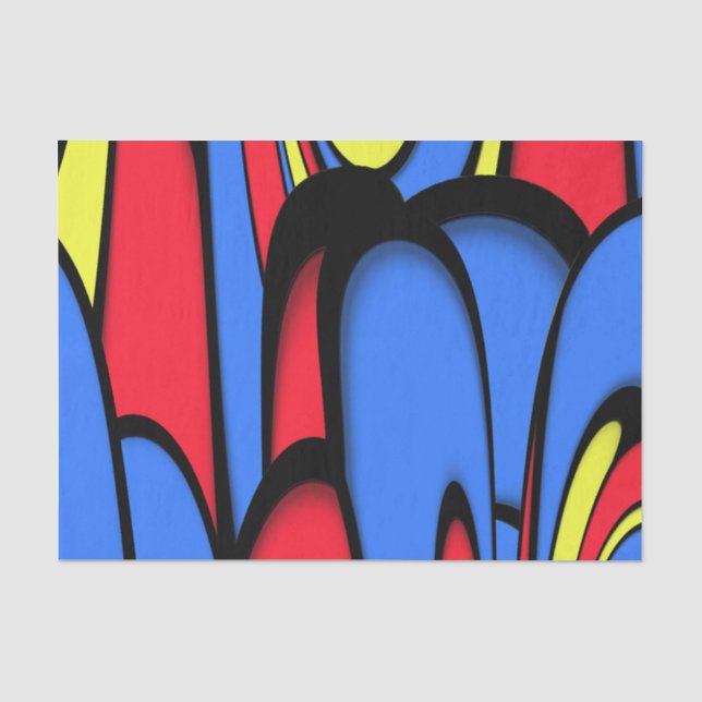 Helle Farben Seidenpapier (Vorderseite)