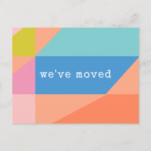 Helle, farbenfrohe Geometrie - wir haben eine neue Postkarte