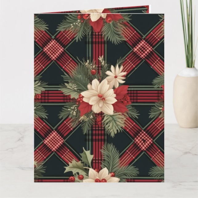 Helle, farbenfrohe Karierte Glückwünsche Geburtsta Karte (Vorderseite)