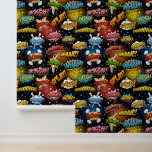 Helle Farbenfrohe Retro Comic Pop Art Super Herd Tapete<br><div class="desc">Super Hero Wallpaper | Jungen Schlafzimmerdekor. Fügen Sie Ihrem Raum eine dynamische Touch mit diesem farbenfrohen Retro-Comic Pop-Kunsttapete hinzu. Dieses Design mit klassischen Superheld-Klangeffekten in einem kühlen, modernen Stil aus der Mitte des Jahrhunderts eignet sich perfekt für Jungen-Schlafzimmerdekorationen oder für alle, die das lebendige Comic-Buch Ästhetik Liebe. Die Typografie des...</div>