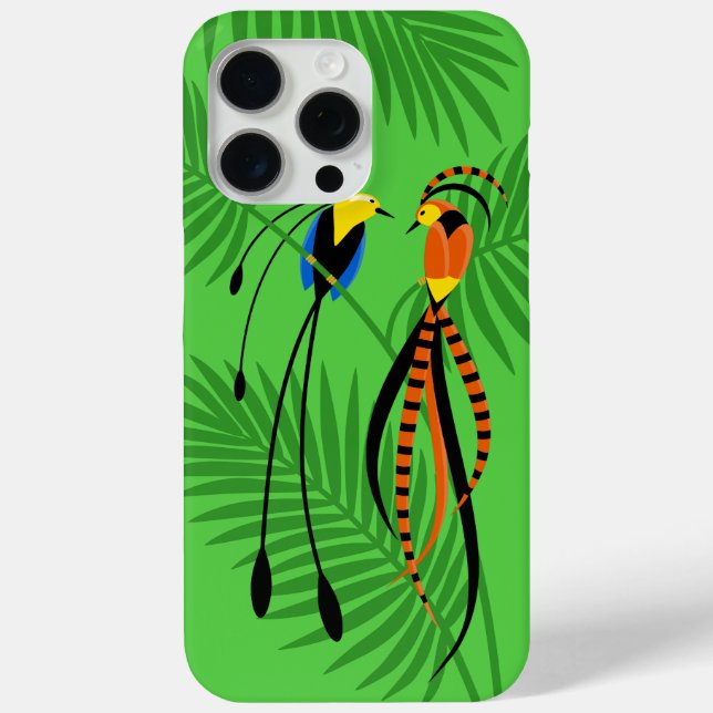 Helle, farbenfrohe Vögel des Paradieses Case-Mate iPhone Hülle (Rückseite)
