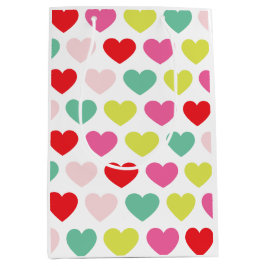 helle, farbenfrohe Wünsche | Weihnachtsfeiertag Mittlere Geschenktüte