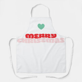 helle, farbenfrohe Wünsche | Weihnachtsfeiertag Schürze