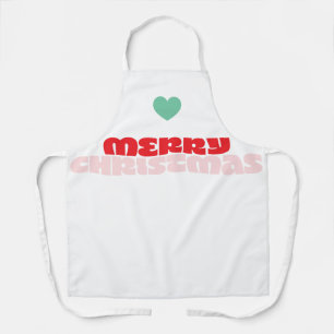 helle, farbenfrohe Wünsche Weihnachtsfeiertag Schürze