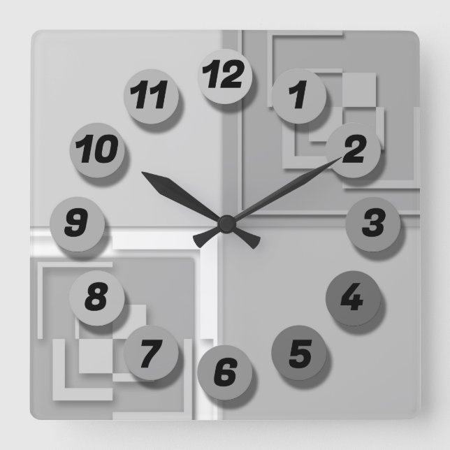 Helle, farbige Uhr (Vorderseite)