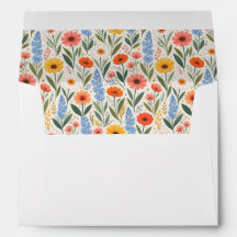Helle Farbige Wildblumen