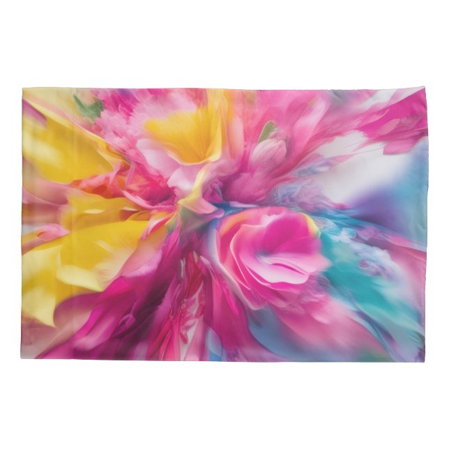 Helle Farbkissenplatte Kissenbezug (Rückseite)