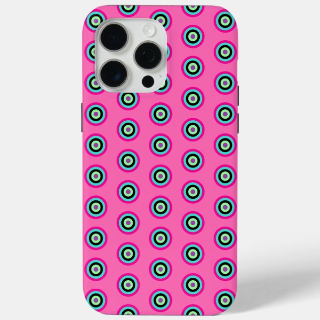 Helle Farbkreise Gehäuse für iPhone 15 Pro Max. Case-Mate iPhone Hülle (Rückseite)