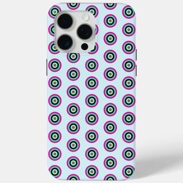 Helle Farbkreise Gehäuse für iPhone 15 Pro Max. Case-Mate iPhone Hülle (Rückseite)
