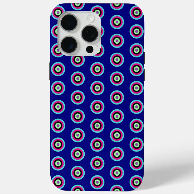 Helle Farbkreise Gehäuse für iPhone 15 Pro Max. Case-Mate iPhone Hülle (Rückseite)