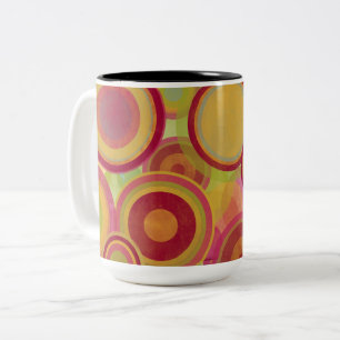 Helle Farbringe Zweifarbige Tasse