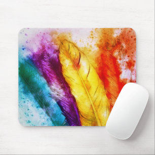 Helle Federn Mousepad