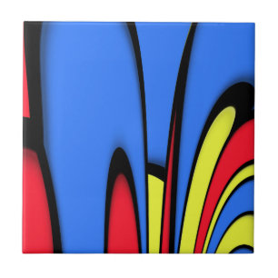 Helle festliche Farben Fliese