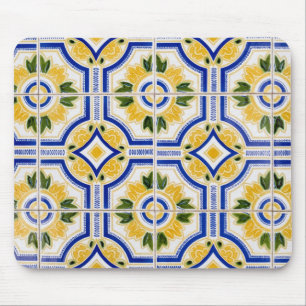 Helle Fliesenmuster, Portugal Mousepad