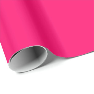 Helle Fluoreszenz Hot Pink Neon Geschenkpapier