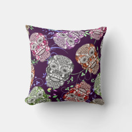 Helle Fun Verziert Skulls Stoffe drucken Kissen