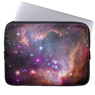 Helle Galaxie Laptopschutzhülle