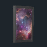 Helle Galaxie Tri-fold Geldbeutel<br><div class="desc">Schöner Galaxiehintergrund</div>