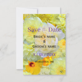 Helle gelbe Blumen - Save-the-Date | Modern und so Save The Date