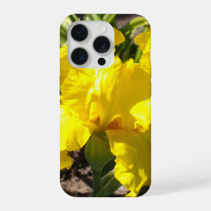 Helle gelbe Schwertlilie, iPhone 15 Pro Hülle