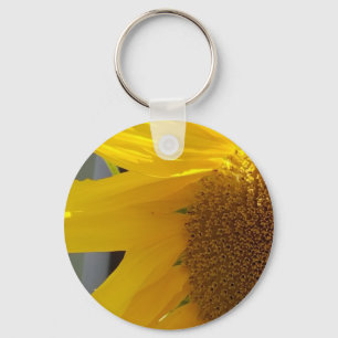 Helle Gelbe Sonnenblume Schlüsselanhänger