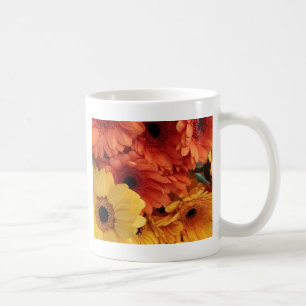 Helle Gerbera-Blume, Orangengelb, Flora Tasse