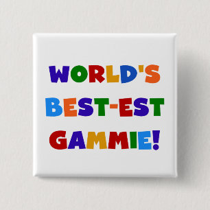 Helle Geschenke des Gut-est Gammie der Welt Farb Button