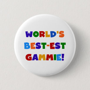 Helle Geschenke des Gut-est Gammie der Welt Farb Button