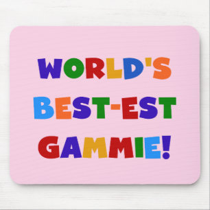 Helle Geschenke des Gut-est Gammie der Welt Farb Mousepad