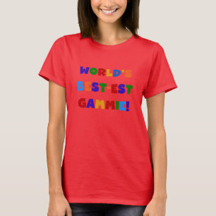 Helle Geschenke des Gut-est Gammie der Welt Farb T-Shirt
