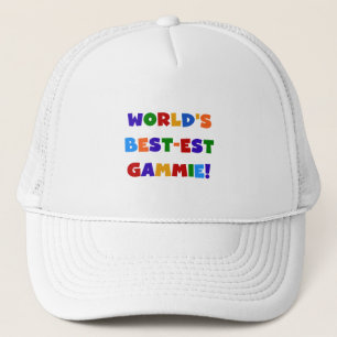 Helle Geschenke des Gut-est Gammie der Welt Farb Truckerkappe