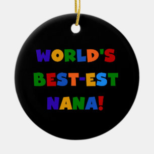 Helle Geschenke des Gut-est Nana der Welt Farb Keramikornament