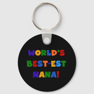 Helle Geschenke des Gut-est Nana der Welt Farb Schlüsselanhänger