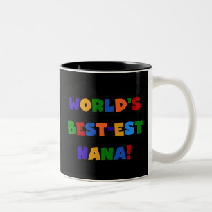 Helle Geschenke des Gut-est Nana der Welt Farb Zweifarbige Tasse