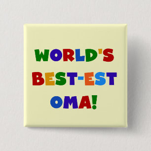 Helle Geschenke des Gut-est Oma der Welt Farb Button