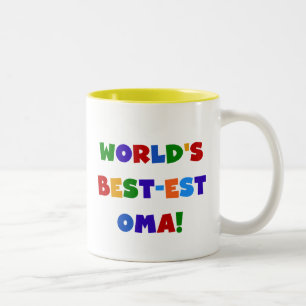 Helle Geschenke des Gut-est Oma der Welt Farb Zweifarbige Tasse