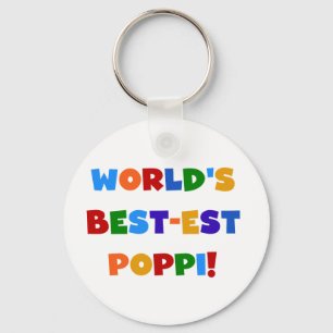 Helle Geschenke des Gut-est Poppi der Welt Farb Schlüsselanhänger