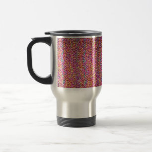 Helle gesprenkelte Herbstfarben "gehäkelt" Tasse
