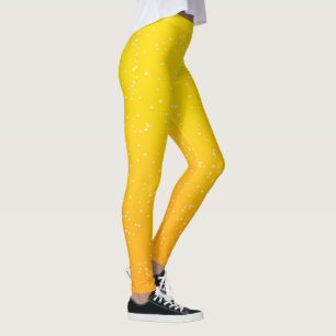 Helle Golden Beer Bubbles Leggings