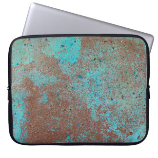 Helle Grafik an der Wand des Fußbodens, Laptopschutzhülle