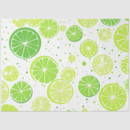 Helle Green Lemon Limon | Limones Muster Seidenpapier