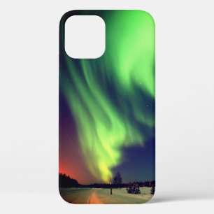 Helle Grüne Alaskische Nördliche Lichter Case-Mate iPhone Hülle