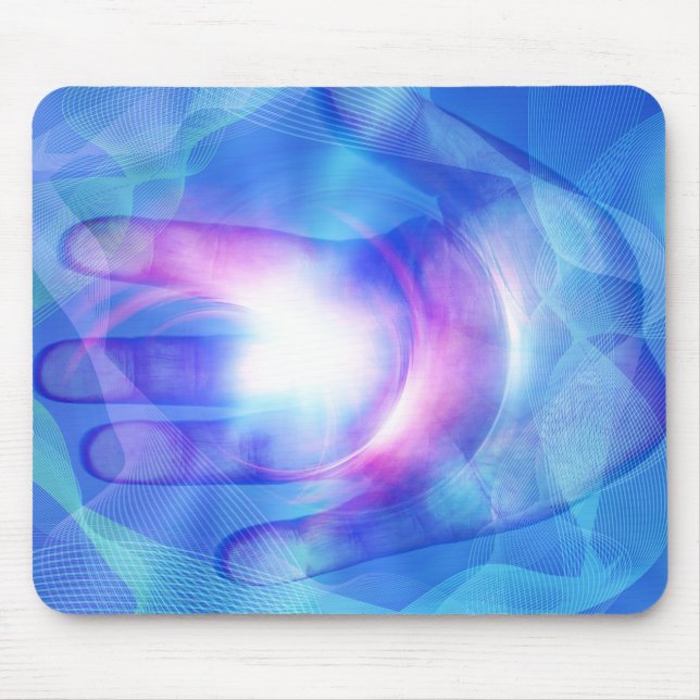 Helle Hand Mousepad (Vorne)