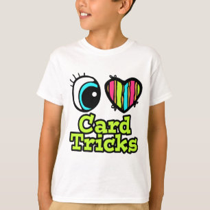 Helle Herzen I Liebe Card Tricks T-Shirt