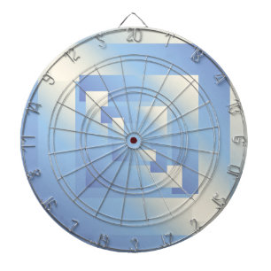 helle Himmelsfarben Dartscheibe