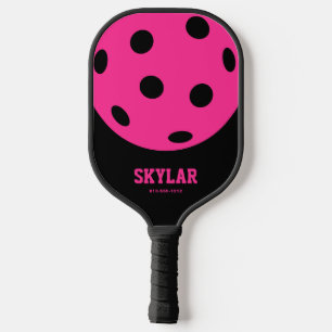 Helle Hot Pink Sporty Custom Pickleball Schläger