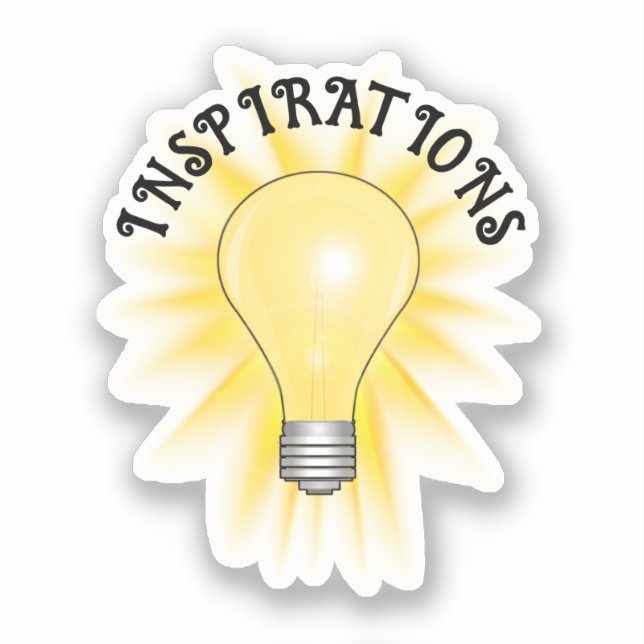 Helle Idee Aufkleber (Vorderseite)