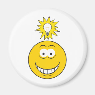 Helle Idee Gesicht Magnet