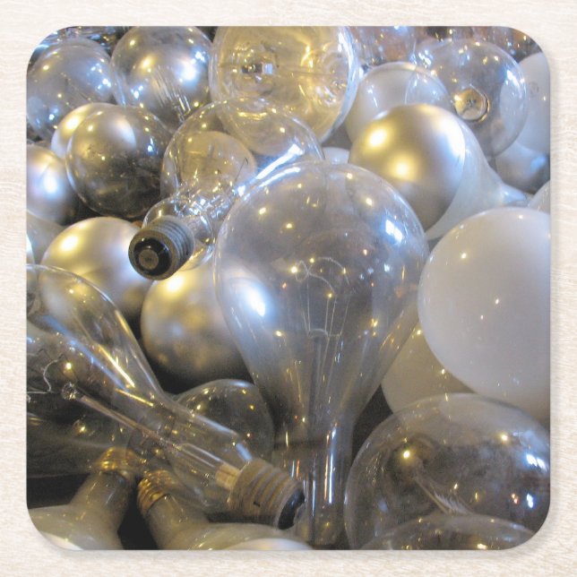 Helle Ideen - Glühbirnen - Untersetzer (Vorderseite)