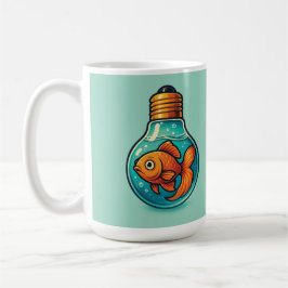 Helle Ideen schwimmen tief - Mug Tasse